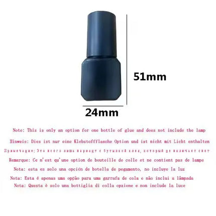 5W Eyelashes Tweezers Stainless Steel Tweezers Anti-staticTweezers for Eyelash Extensions Beauty Ultraviolet UV Glue Curing Lamp