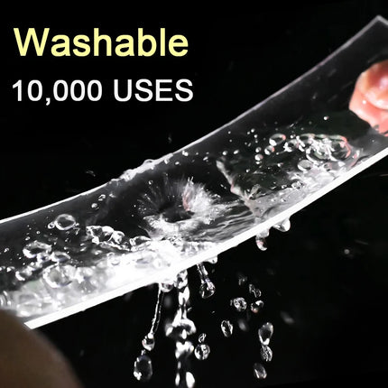 Double Sided Tape Heavy Duty, Extra Large Nano Double Sided Adhesive Tape, Clear Mounting Tape Picture Hanging Adhesive Strips