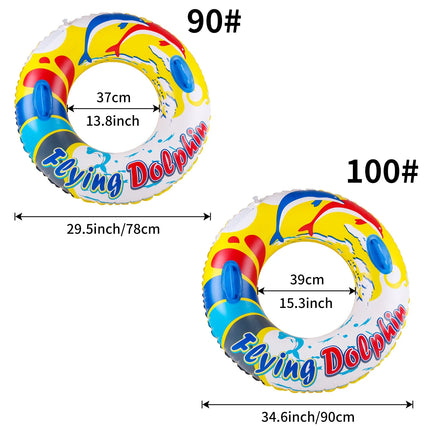 1PC Swimming Pool Floats for Adults, Inflatable Tanning Pool, Cute Swim Rings, Floaties Water Toys for Beach Party