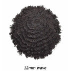 12mm Afro 1B / 6 inches Toupee / 9x11|120%