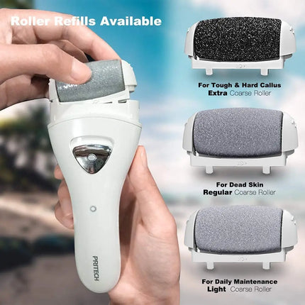 Pritech Charged Electric Callus Remover for Heels, Grinding Pedicure Tools, Professional Pedi Foot File Care for Dead Hard Skin