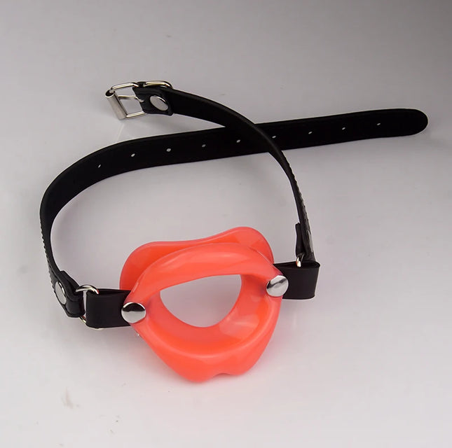 100% Silicone BDSM Open Mouth Spreader Gag Harness,SM Invisible Slave Gags Bondage,Sex Toys For Couples Adult Games,Restraints
