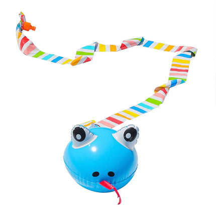 1PC Vibrant Large Plastic Snake Water Play Sprinkler，Inflatable toys，Giant Inflatable Snake Sprinkler