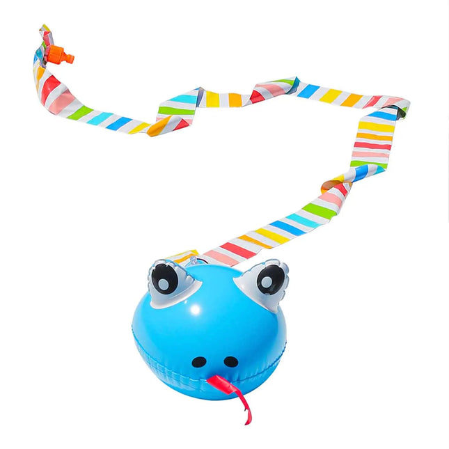1PC Vibrant Large Plastic Snake Water Play Sprinkler，Inflatable toys，Giant Inflatable Snake Sprinkler
