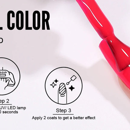 YOKEFELLOW 10ml Jelly Nude Gel Nail Polish High Quality Translucent Pink Nail Gel Varnish Soak Off UV Gel Polish Long Lasting