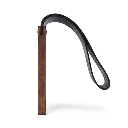 Brown Vintage Genuine Leather Whip Bdsm Spanking Flogger Wooden Handle Bdsm Bondage Whip Sex Toys Adult Games
