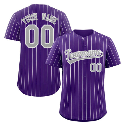 Custom Pinstripe Baseball Jersey Button Down Shirt Printed or Personalized Name Number for Men/Women/Youth