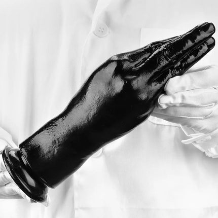 Black Hand Expansion Fist for Male Female Masturbation Climax Foreplay Anal Plug Expansion Realistic Silicone Sex Toy