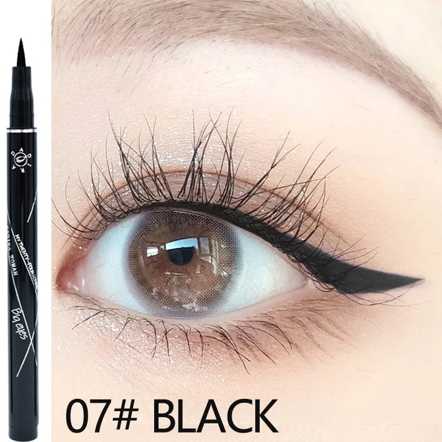 Luxurious Waterproof Long-Wearing Liquid Eyeliner - Smudge-Resistant, Transfer-Proof, Quick-Drying Perfect For Everyday Use