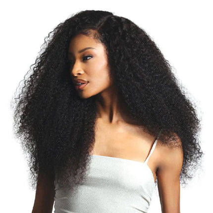 Shake-N-Go Virgin Remy Hair HD Lace Closure Glossy Wet N Wavy 4X4 Bohemian 12", Human Hair