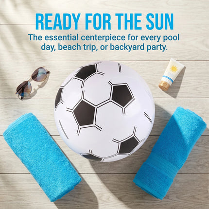 1PC Inflatable Soccer Ball Beach Ball Large Blow Up Football Pool Ball PVC Water Ball Outdoor Summer Party Game
