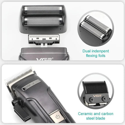 VGR Professional Blade trimmer clipper Barber V-640 992 003 270 906 001 015 994 377 378 V-308