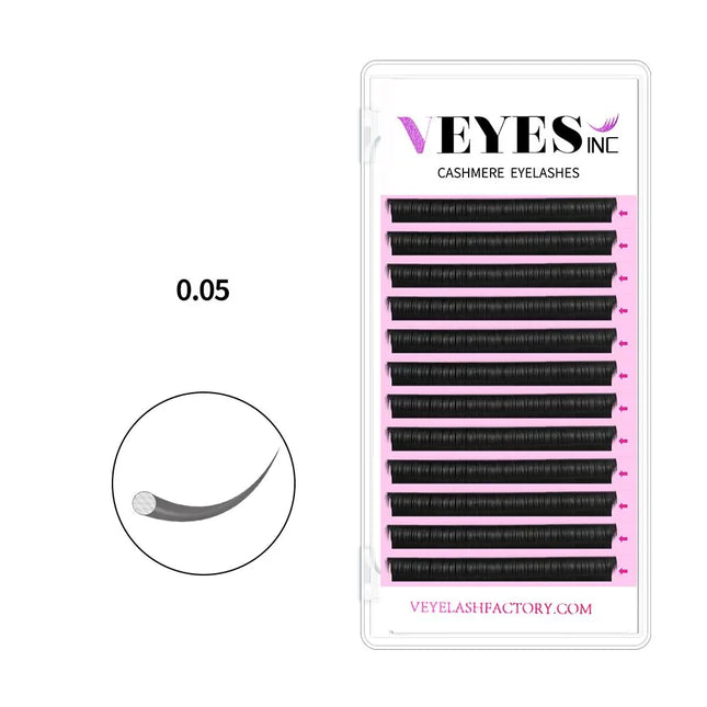 VEYESINC Cashmere Lashes Eyelash Extensions Faux Mink Lashes 8-20mm Professionals Classic Soft Natural Lash Bulk Wholesale