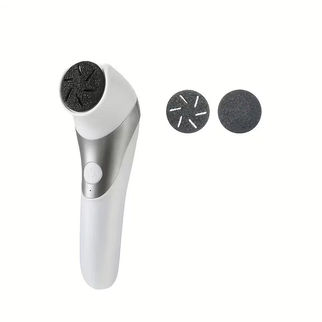 Electric Foot Grinder Rechargeable Callus Remover 2-Speed USB Pedicure Device for Thick Hard Dry Skin Heel Care