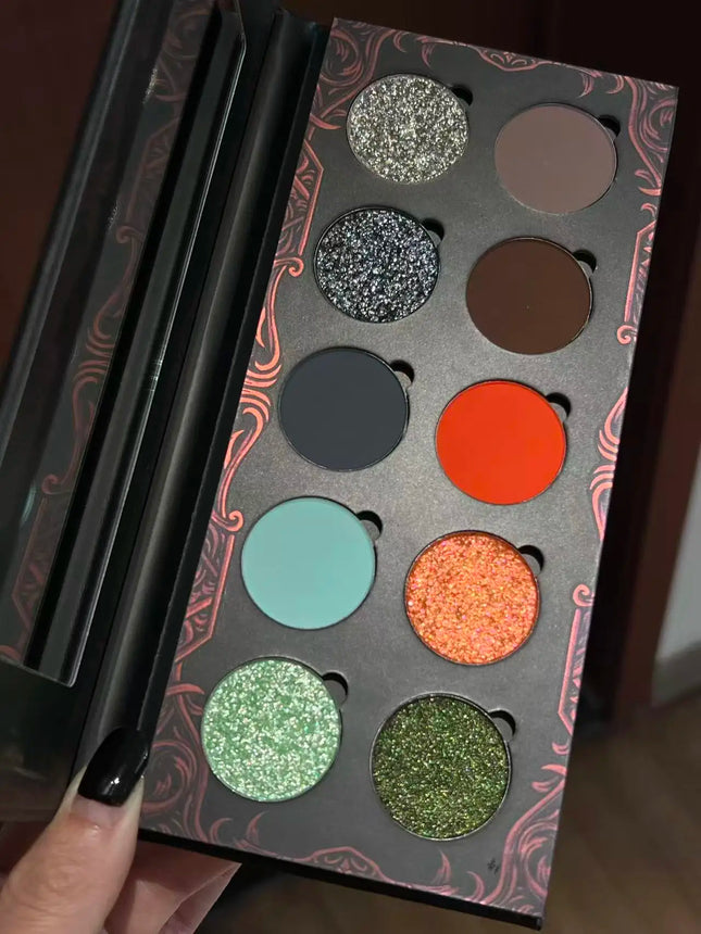 Shellwe Makeup · x Ghoul Co branded Series Nocturnal Flame Night Flame Eye Shadow Disk Chameleon Gothic Eyeshadow