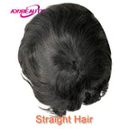 Straight 1B / 6 inches Toupee / 7x10|130%