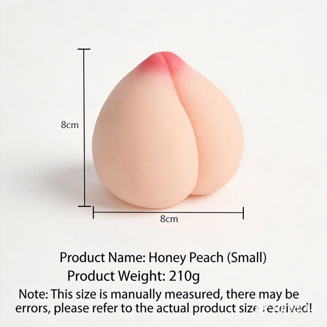 "Juicy Peach" Realistic Silicone Masturbator for Men – Squeezable Adult Sex Toy for Stress Relief
