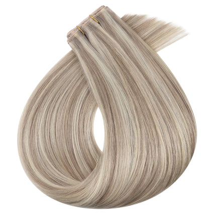 [New] Moresoo Butterfly Weft Hair Extensions Pu Hole Weft Hair Extension Add Volume Real Hair Invisible Double Sided Genius Weft