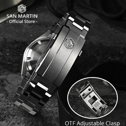 San Martin Upgraded 41mm Waterproof 600m Classic Men Diver Watch Helium Escape Valve ST 2130 Automatic Mechanical Watches SN0036