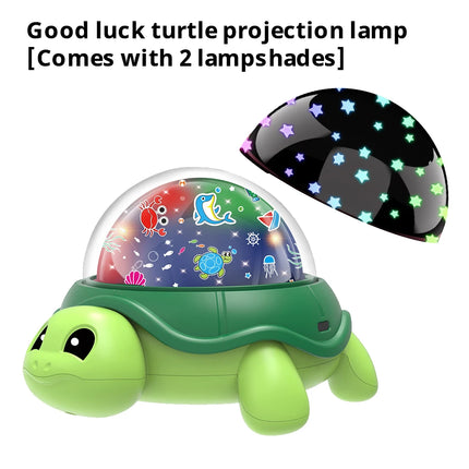 Good Luck Turtle Starry Sky Light，Star Projector Night Light for Kids，360 Degree Rotation Gift Toys