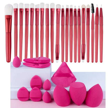 Makeup Brushes Set Premium Synthetic Kabuki Foundation Concealers Powder Blush Blending Face Eye Shadows Brush Set