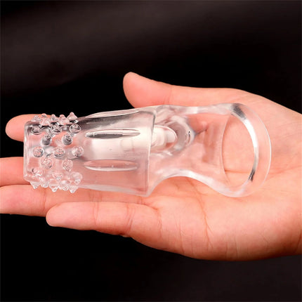 Penis CockRing Vibrator for Men Ejaculation Delay Penis Vibrating Sleeve G Spot Clit Stimulation Sex Toys for Couple Adult Games