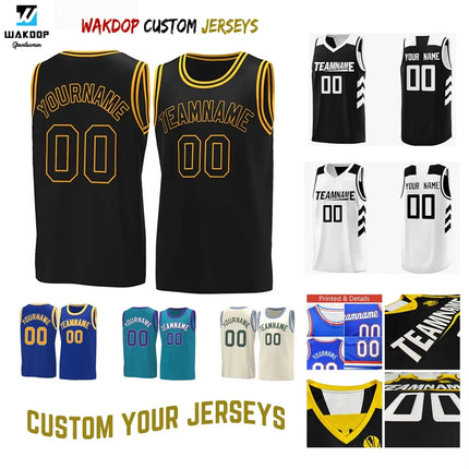 Basketball Jersey Customized Basketball Uniform Add Any Team Name Number Personalized Sports Vest for Men/Youth