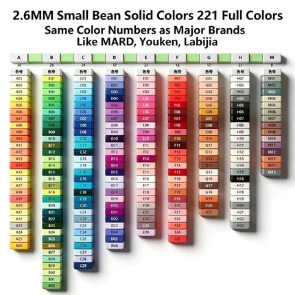 5mm Hama Beads 221 Colors 120 Color Set 1000PCS Perler Fuse Beads DIY Puzzle Pixel Art Ironing Beads Educational Toy Kids Gift