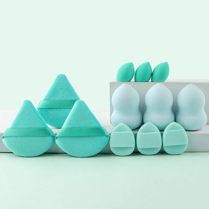 Makeup brush and sponge set Professional Makeup brush Set Beauty Blender Triangle Powder Puff Clean Powder Puff