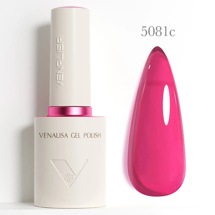 VENALISA 10ml Nail Gel Polish 108Colors HEMA/TPO Free UV LED SoakOff Long Lasting High Gloss Base TopCoat for Salon DIY Manicure