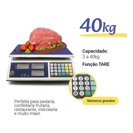 Commercial Digital Electronic Scale Precision Fruit Vegetable Meat Food