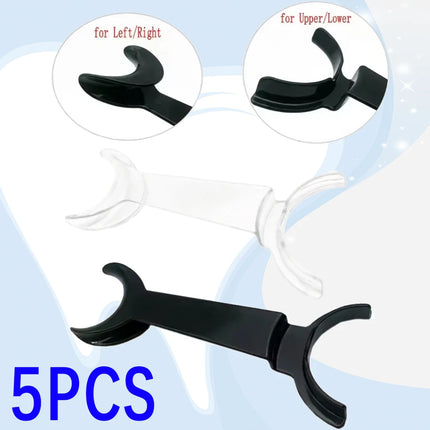 5PCS Dental Double Head Lip Retractor Upper and Lower for Intraoral Cheek Access in Adults and Children Mouth Opener Tool
