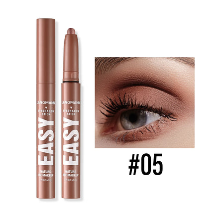 Shimmer & Matte Multi-Color Eyeshadow Sticks | Blendable, Long-Lasting Eye Shadow Pencils Smooth Application for Bold or Natural