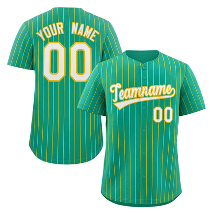 Custom Pinstripe Baseball Jersey Button Down Shirt Printed or Personalized Name Number for Men/Women/Youth