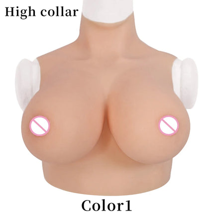 Silicone Breast Forms Realistic Fake chest Tits U-CHARMMORE  Enhancer Crossdresser Drag Queen Shemale Transgender Crossdressing