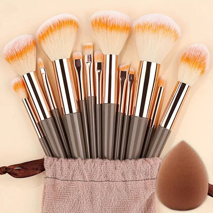 8-13Pcs Premium Makeup Brushes Set for Cosmetics Foundation Blush Powder Eyeshadow Kabuki Blending Makeup Brush Beauty Tool