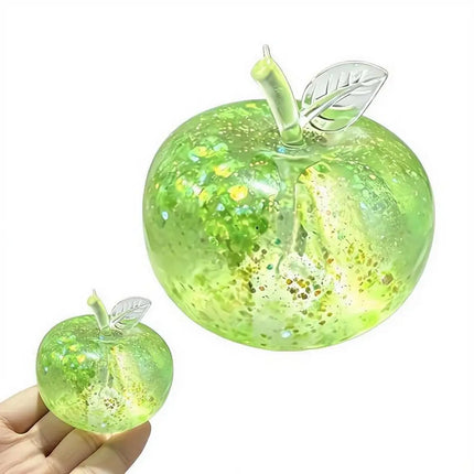 Green Apple Blue Maltose Squishy Toys Anti Stress Sensory Fidgets Toy for ADHD Autism Slow Rebound Squeeze Toy for Adults Kids