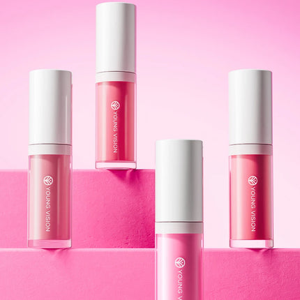 YOUNG VISION 3 Colors Lightweight Moisturizing Liquid Blush for Lips & Cheeks Highlighting & Color Showing Blush