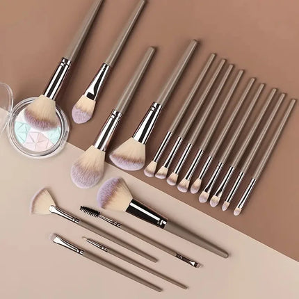 Premium Makeup Brushes Set, Including Makeup Brushes, Hairband Wrist Sponge Ball Powder Puff Silicone Cleaning Makeup Brush Tool