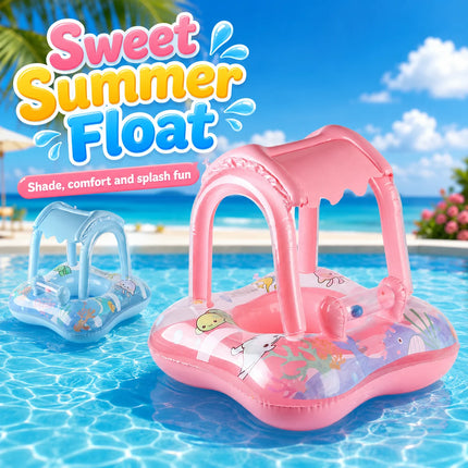 1PC Floating Objects in  Swimming Pool, Free Swimming, Super Buoyancy, with Sunshade, Styles, Play with Floating Objects