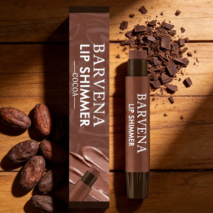 Moisturizing Lip Balm Stick Shea Butter Long Lasting Lip Tint Natural Color Refreshing Cocoa Peppermint Shimmer Lip Gloss Makeup