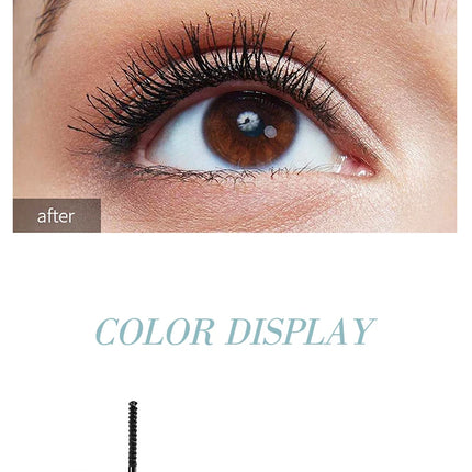 The Berg Honey Mascara is waterproof, long, curled, and the brush tip doesn't blend and dries quickly