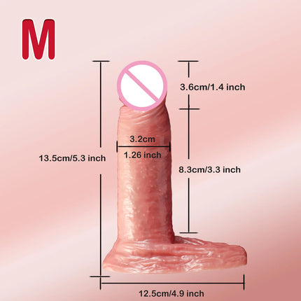 Soft Silicone Condom Enlargement Penis Sleeve Realistic Penis Extender Sex Toys for Men Sexual Tools Reusable Condom Cock Sleeve