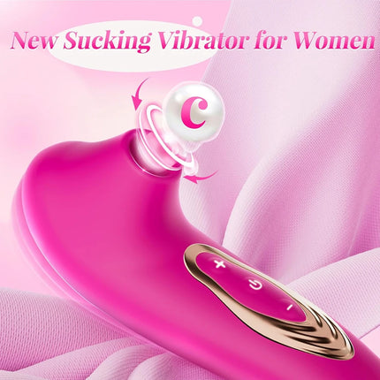 Powerful Oral Sucking Vibrator Female Blowjob Sucker Clitoris Vacuum Suction Nipple Massager Masturbator Adult Sex Toy for Women