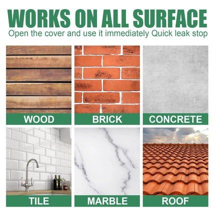 100G Waterproof Insulating Sealant Glue Brush Coating Repair Broken Surfaces for Wall Bathroom Floor Tiles Indoor Toilet