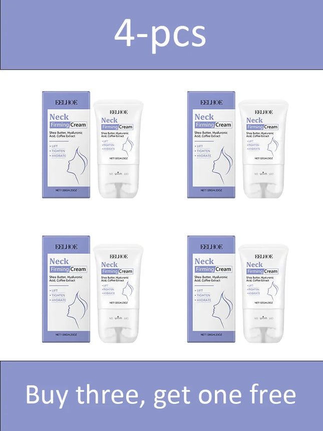 EELHOE Roll-On Firming Neck Massage Cream Daily Hydrating Nourishing Skin Care Lotion, Mild Gentle Moisturizing Care for Neck Area, Effectively Lift & Tighten Sagging Neck Skin, Fade Wrinkles & Fine Lines, Smooth Neck Texture