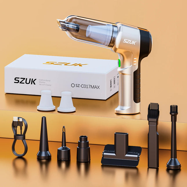Portable Vacuum Cleaner for Car Home New Handheld Mini Vacuum Cleaner SZUK Car Vacuum Cleaner Powerful Suction Cordless Cleaner