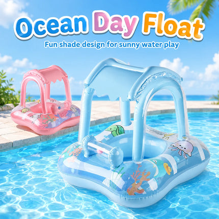 1PC Floating Objects in  Swimming Pool, Free Swimming, Super Buoyancy, with Sunshade, Styles, Play with Floating Objects