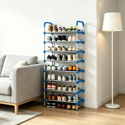 Family Organization 6/7/8 Layers of Shoe Racks, Simple Assembly, Large Capacity Storage, Suitable for Multiple Shoe Storage