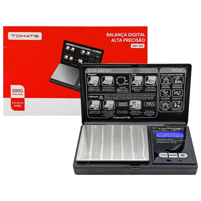 500g Precision Digital Scale With High Sensitivity Illuminated Display And Portable Design